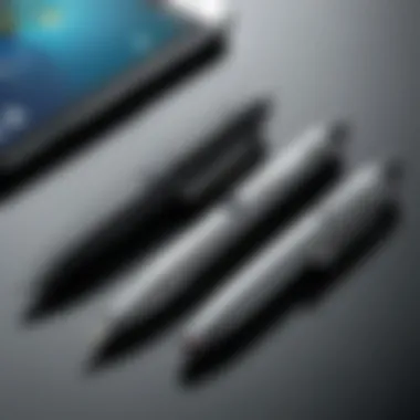Key Features of Stylus Pens for Motorola Stylus pens displayed with key features highlighted