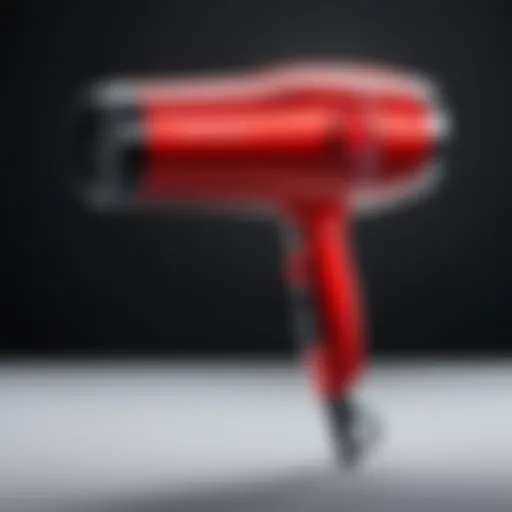 Close-up of the Super Solano X hair dryer showcasing its sleek design