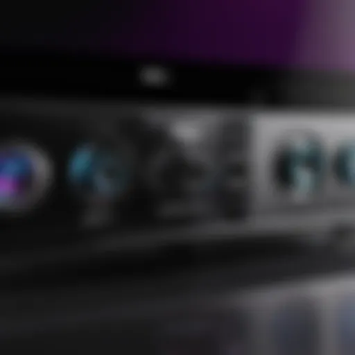 Detailed view of TCL Roku TV wall mount holes