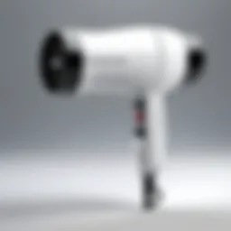 A sleek cold air hair dryer showcasing modern design