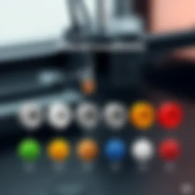 Illustration demonstrating the material compatibility of the Phaetus Dragonfly nozzle with various filament types