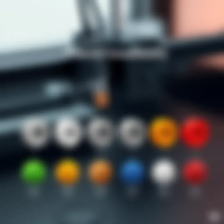 Illustration demonstrating the material compatibility of the Phaetus Dragonfly nozzle with various filament types