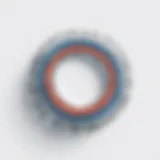 Circular paper clips arranged in a creative pattern showcasing their versatility.
