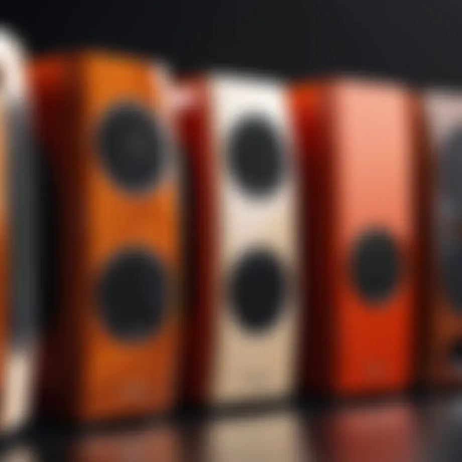 Close-up view of Timpano door speakers showcasing intricate design features.