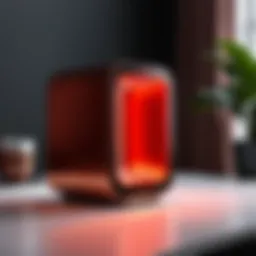 Tommie Copper product showcasing red light therapy technology