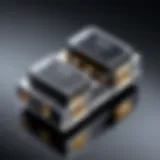 Detailed schematic of a twin pivot plus cartridge highlighting design features
