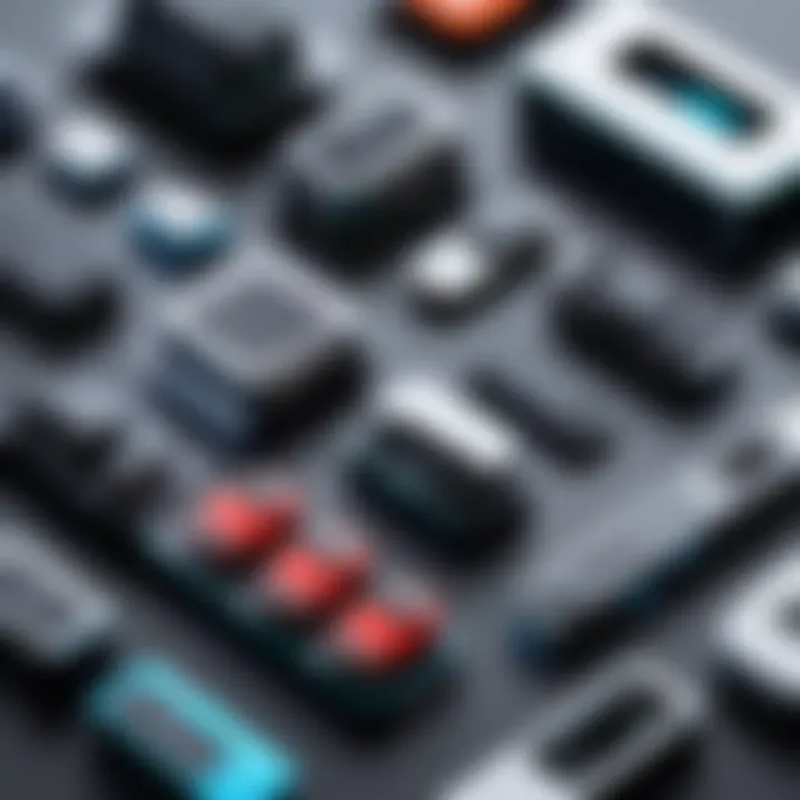 Different types of car modulators showcased