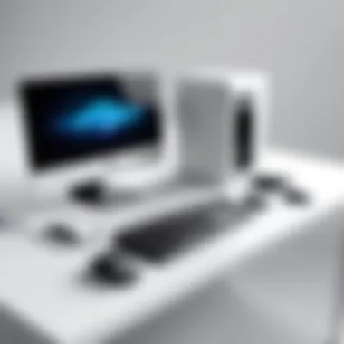 Modern Design of Budget AIO Devices A sleek and modern all-in-one device showcasing its minimalist design.