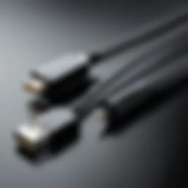 Quality Matters: High-Performance Charging Cord Close-up of a high-quality charging cord