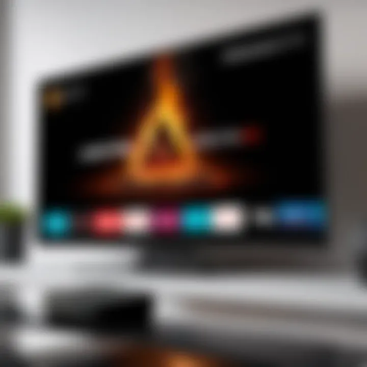 Front view of Insignia 50-Inch Fire TV showcasing its sleek design