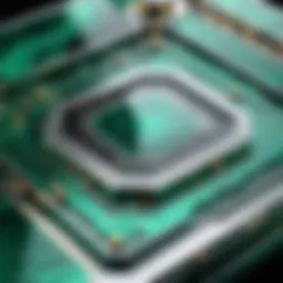 Detailed view of Malachite Radio showcasing its intricate design