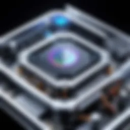 Diagram showing the internal components of a phone cooler