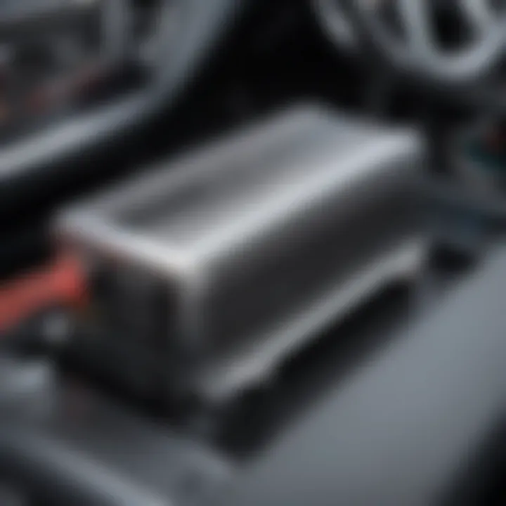 Power inverter in a car setting, charging devices