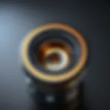 Close-up view of a probe grommet showcasing its design and materials.