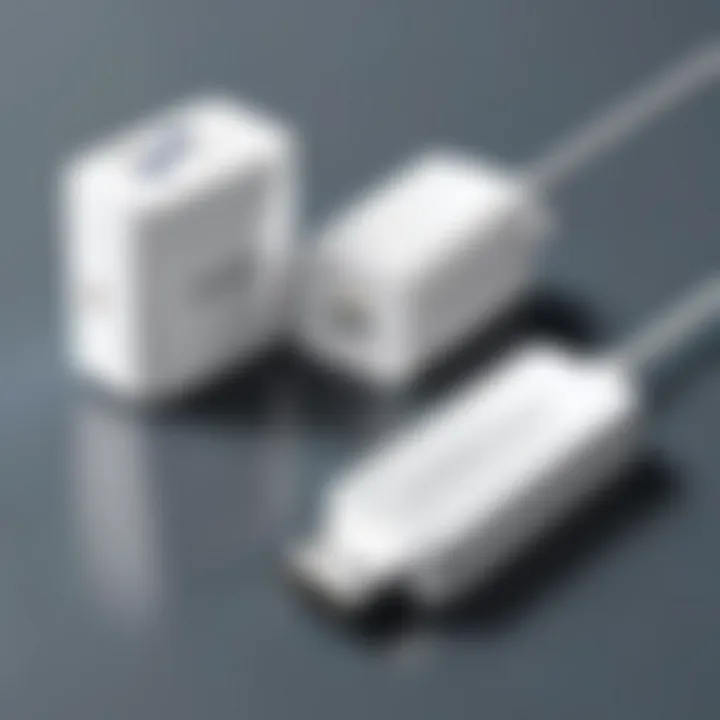 Comparison chart of different Samsung Chromebook USB chargers