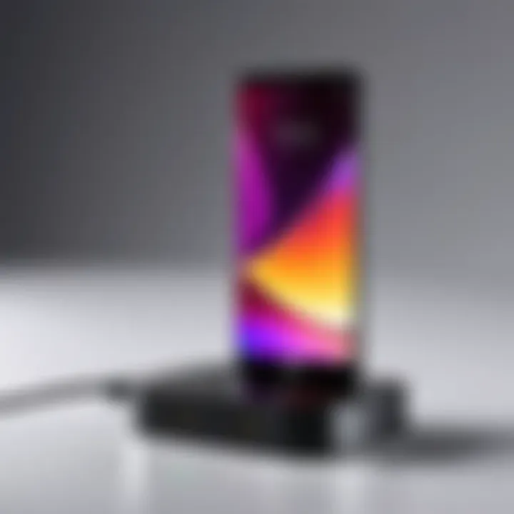 Infographic illustrating charging standards relevant to LG Velvet