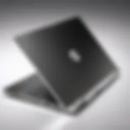 An elegant HP EliteBook showcasing its sleek design and premium materials.