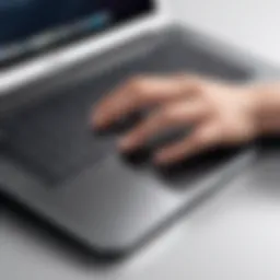 Ergonomic design of the MacBook Pro wrist pad