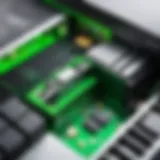 Detailed view of Xbox internal storage components