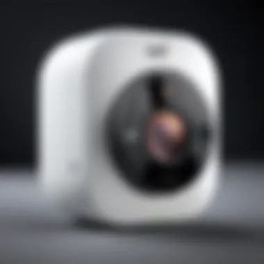 Unifi Camera Design and Build Quality A close-up view of Unifi camera showcasing its design and build quality.