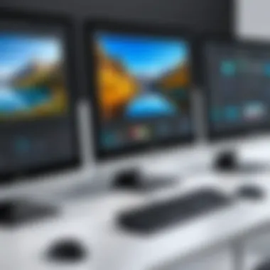 Variety of External Monitors A variety of external monitors displayed with features and specifications for selection.