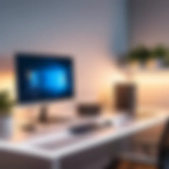 Vocolinc Light Strip illuminating a workspace