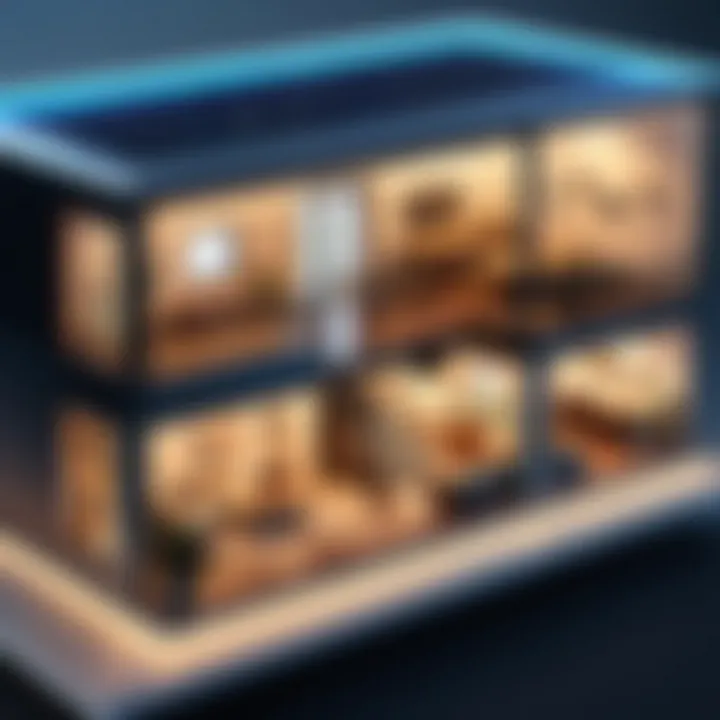 Close-up view of Vocolinc Light Strip's smart home integration