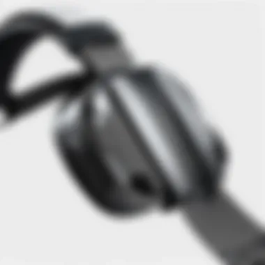 Ergonomic Design of the VR Power Elite Strap Close-up view of the VR Power Elite Strap showcasing its ergonomic design.