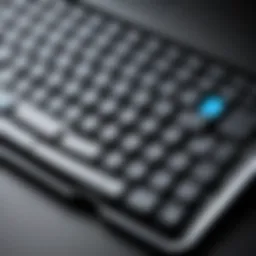 Stylish keyboard cover enhancing a laptop's appearance