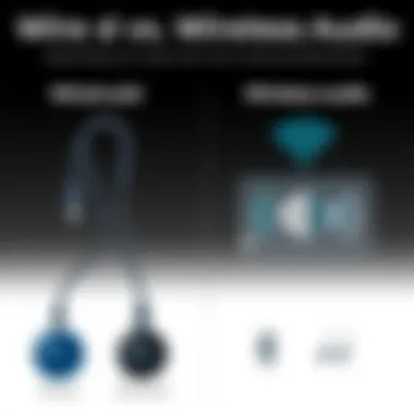 Wired vs Wireless Audio Comparison of wired and wireless audio options