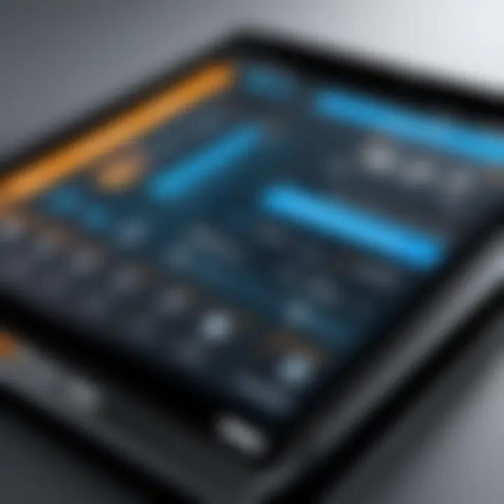 User-friendly interface of the WORX Exactrack system being utilized effectively.