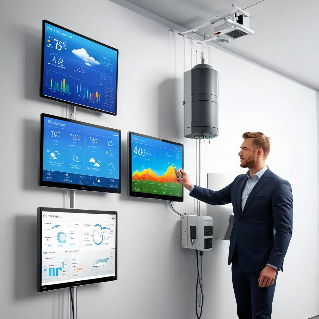 Weather Station Stack Exploring Large Wall-Mounted Weather Stations